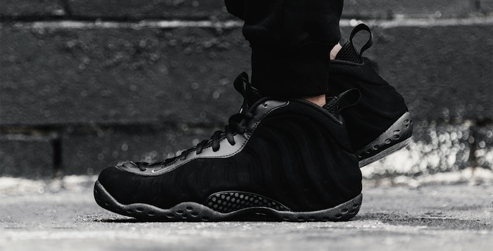 black suede foamposites