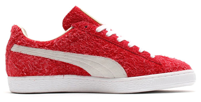 PUMA Suede Angora Ribbon Red