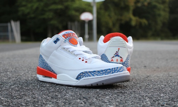 New York Knicks AJ13 Custom Name Shoes - BTF Store