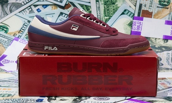 Burn Rubber x FILA Tennis Low Doughboy Another Look