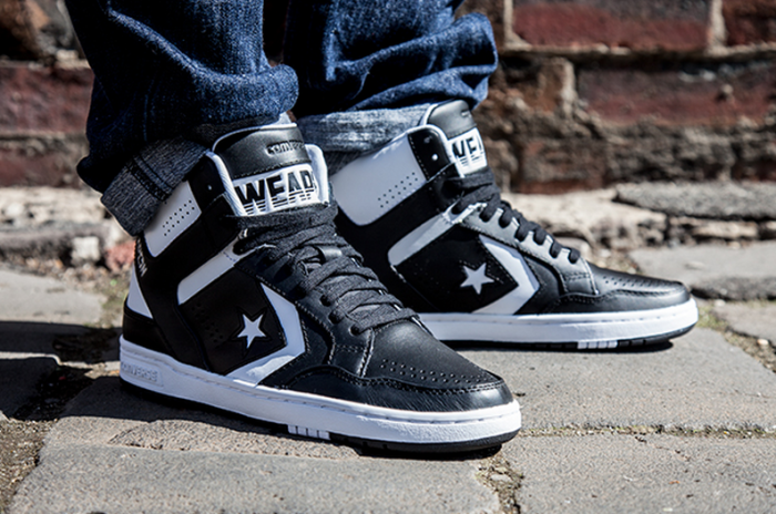 Converse Cons Weapon Mid Black/White | Nice Kicks