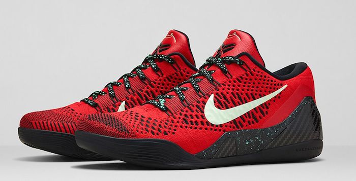 red kobe sneakers