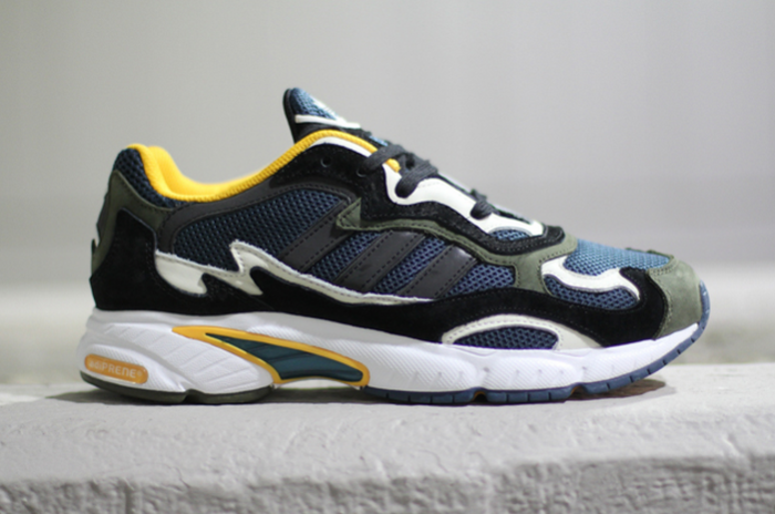 adidas Temper Run Olive Navy Sunflower