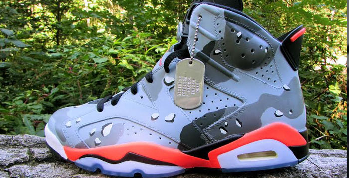 custom jordan 6's