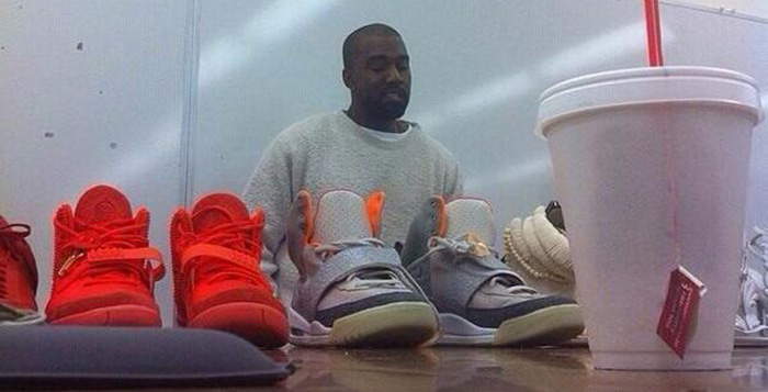 Kanye Brought Out Nike Air Yeezy & Louis Vuitton Designs at