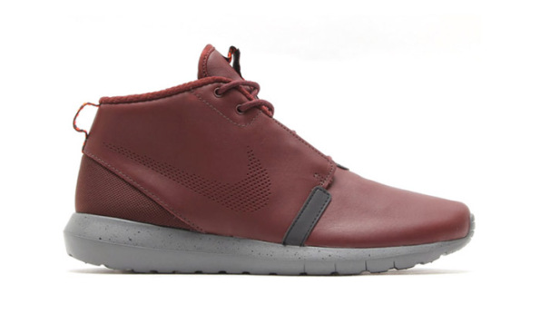 roshe run sneaker boot leather