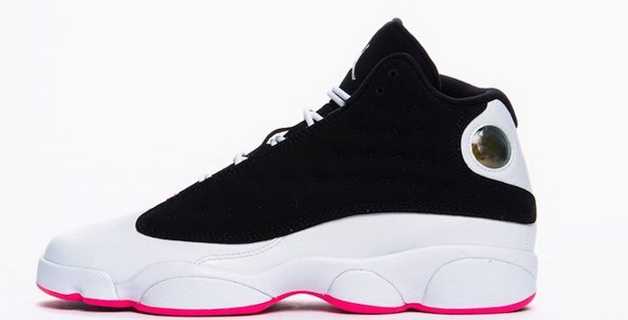 Air Jordan 13 GS Black/White-Hyper Pink