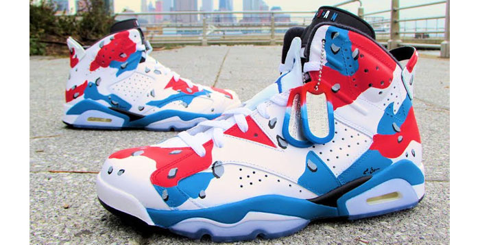 jordan retro 6 custom