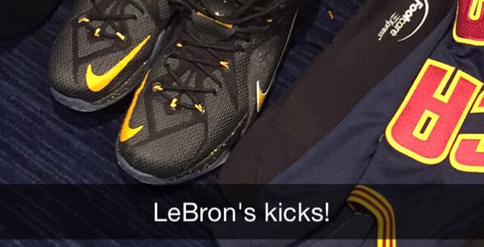 New Nike LeBron 12 PE Debuts on Snapchat