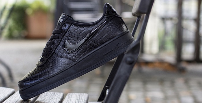 Nike WMNS Air Force 1 Low "Black Crocodile"