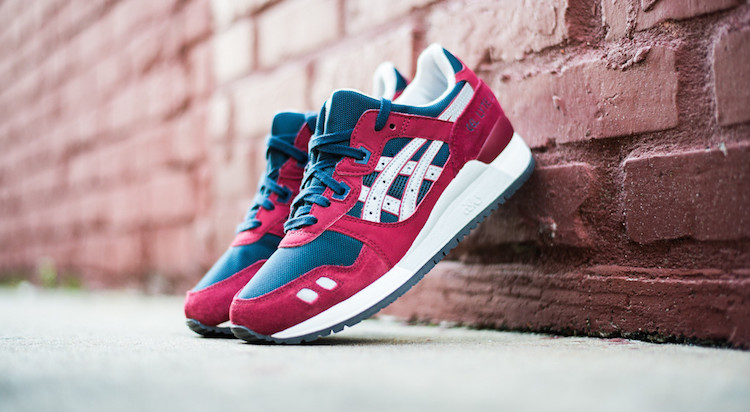 Asics gel burgundy clearance