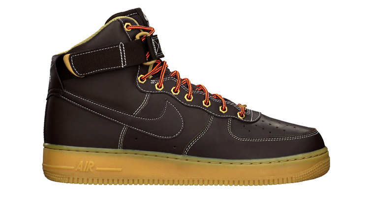 air force 1 brown high top