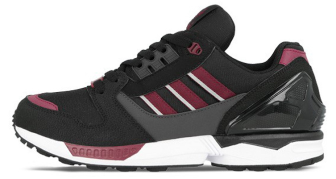 adidas ZX 8000 Black Burgundy Nice Kicks