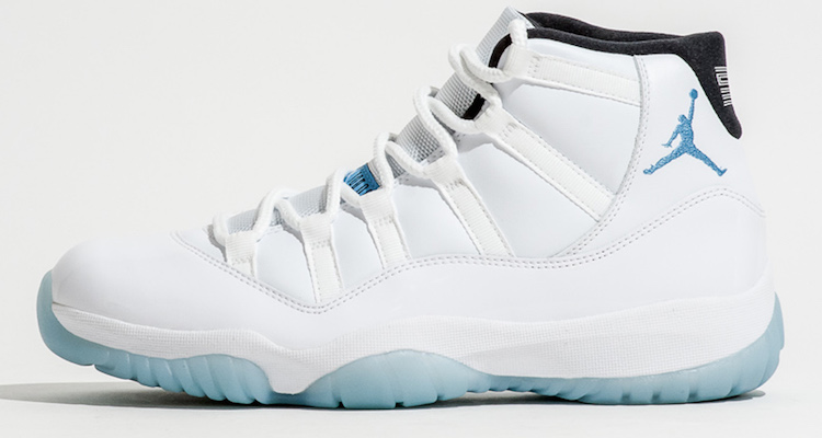 light blue and white 11s