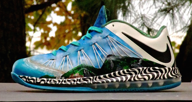 Nike Air Max LeBron X Low "Copacabana" Custom