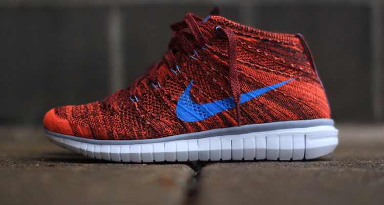 Nike Free Flyknit Chukka Cinnabar/Burgundy