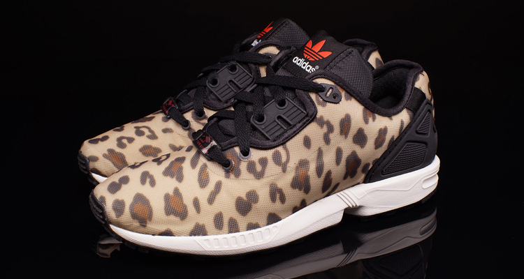 adidas zx flux w leopard