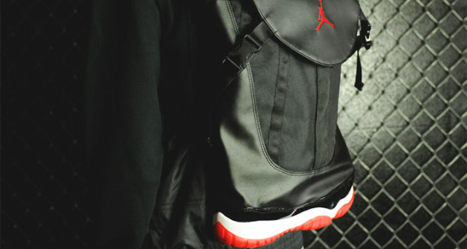 Air Jordan 11 Playoffs Inspired Backpack
