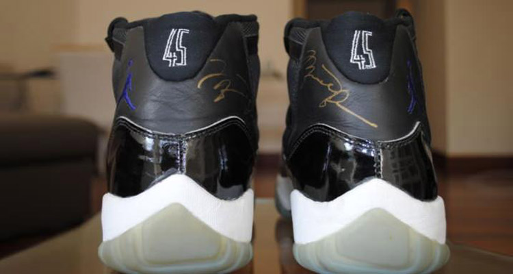 air jordan 11 with 45 on it