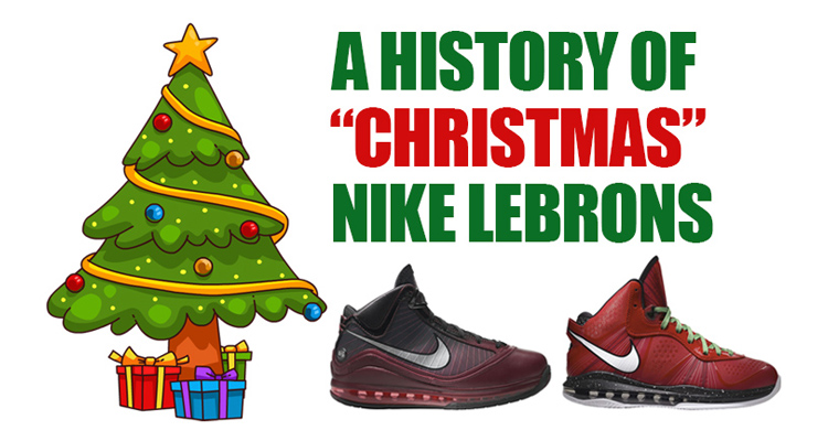Christmas Nike LeBron shoes