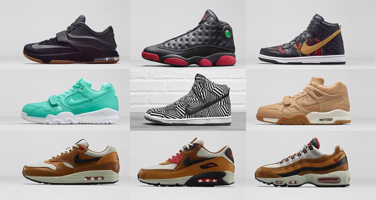 Links to Nike and Jordan releases for December 13, 2014