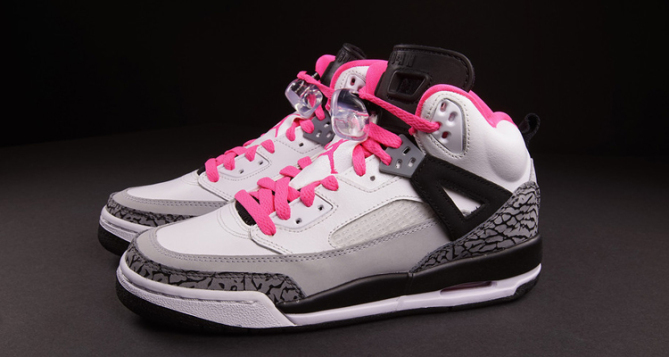 Air Jordan Spizike GS White/Hyper Pink