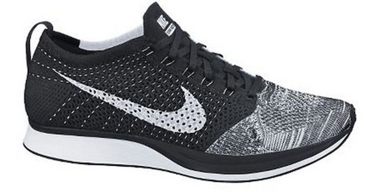 Nike Flyknit Racer Black/White | Nice Kicks