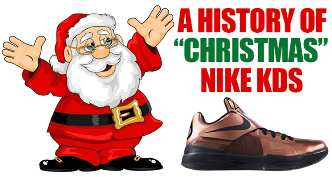 A History of Christmas Nike KDs