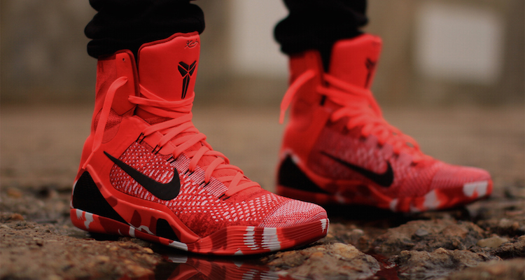 kobe 9 on feet