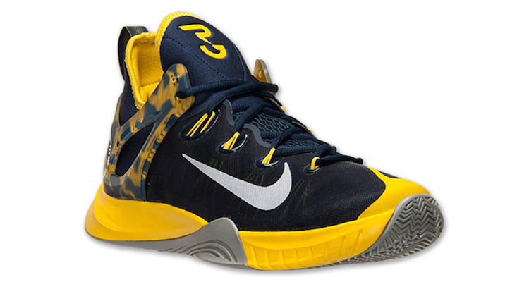 black and yellow paul george shoes