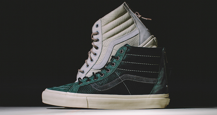 vans sk8 hi reissue zip grey