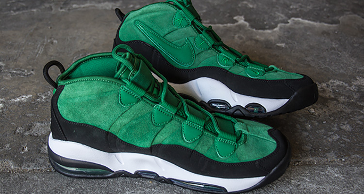 nike uptempo 95 green