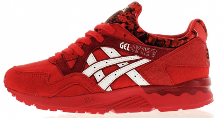 red asics gel lyte valentine's