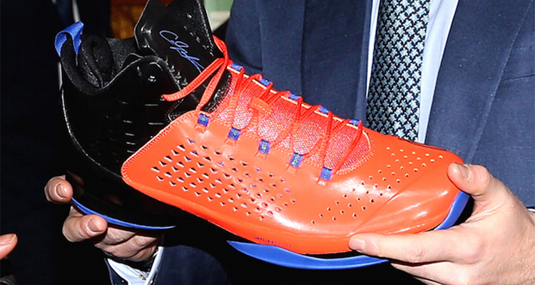 Carmelo Anthony Gave Prince Harry a Pair of Jordan Melo M11's