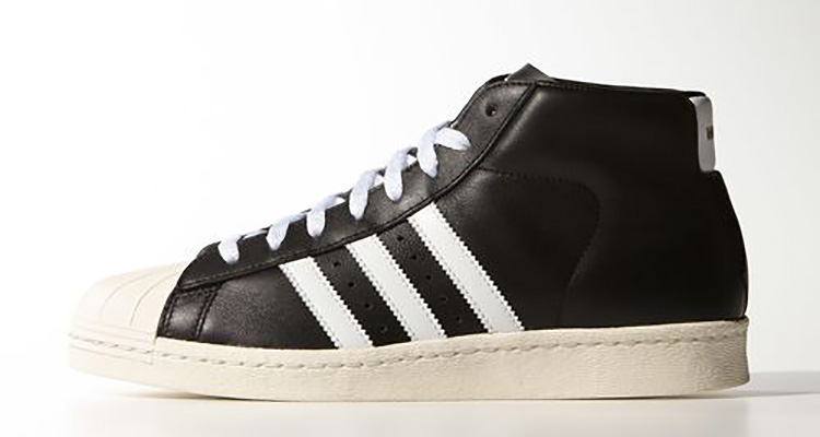 pro model adidas black and white