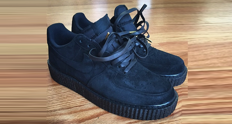 all black suede air force 1