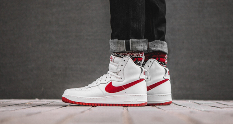 nike af1 high on feet