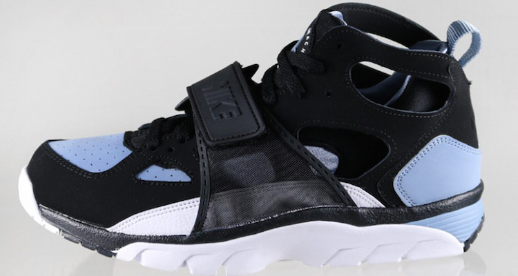 Nike Air Trainer Huarache Black/White–Cool Blue