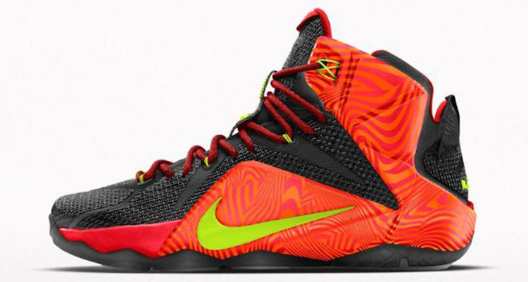 Nike LeBron 12 Court Vision iD Option