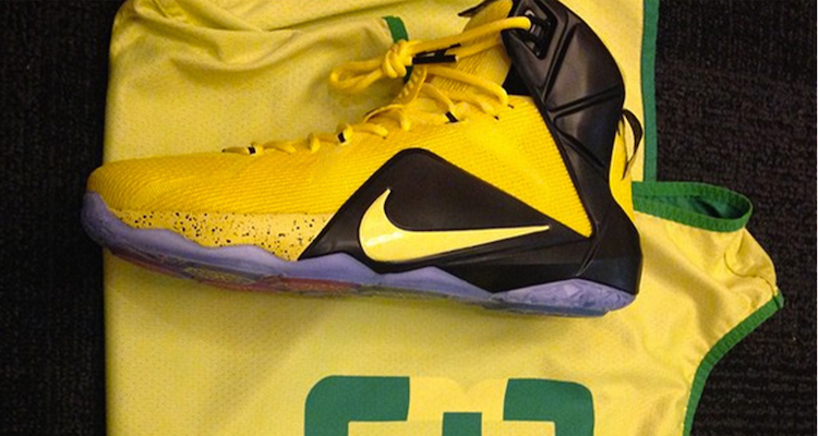 Nike LeBron 12 Oregon Alternate PE