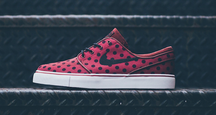 Nike SB Janoski Polka Dot Burgundy