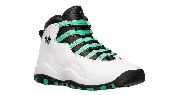 Air Jordan 10 GS White/Verde-Black Release Date