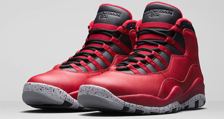 Air Jordan 10 Gym Red Official Images