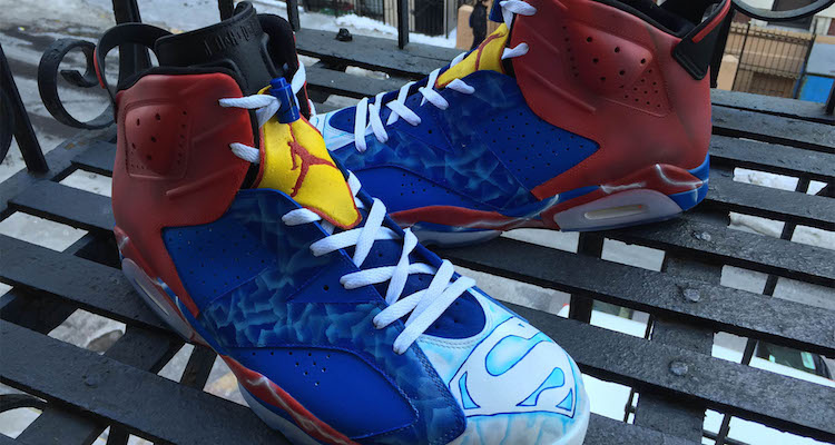 Air Jordan 6 Superman Customs