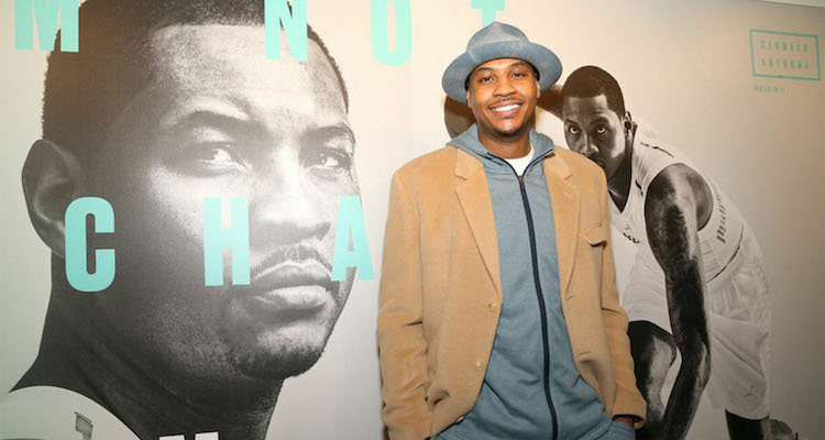 Carmelo Anthony and Tinker Hatfield Attended the Unveiling of Jordan Brand's Pearl Pavilion