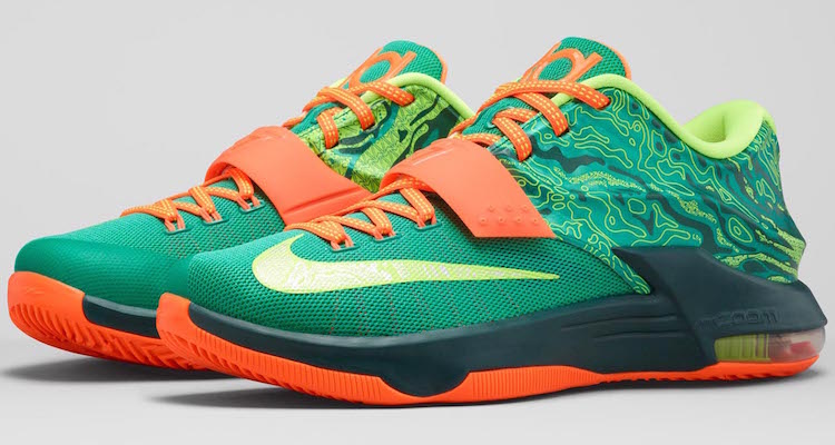 kd 7 green and orange