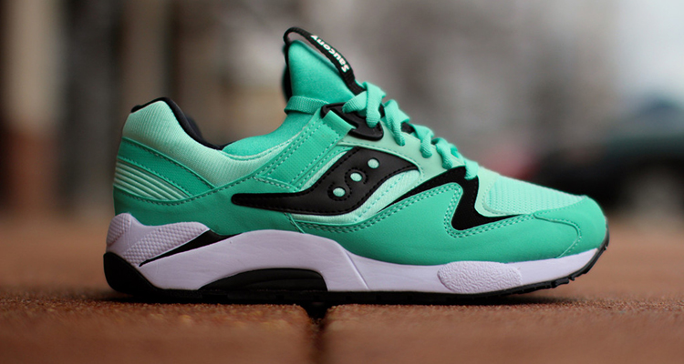 saucony grid 9000 mint finish line