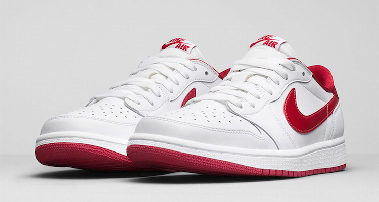 Air Jordan 1 Retro Low OG White/Varsity Red Official Images & Release Date