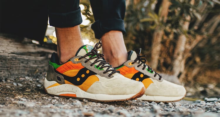 Feature x Saucony G9 Shadow 5 The Pumpkin On-Foot Preview