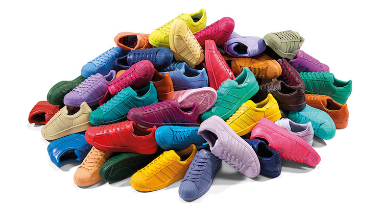 Here's How You Could Win the Entire Pharrell x adidas Supercolor Collection
